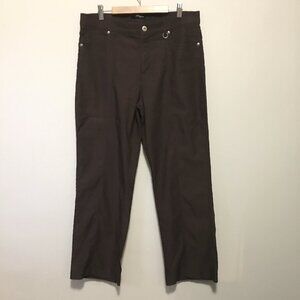 Simon Chang Straight Leg Brown Dress Pants